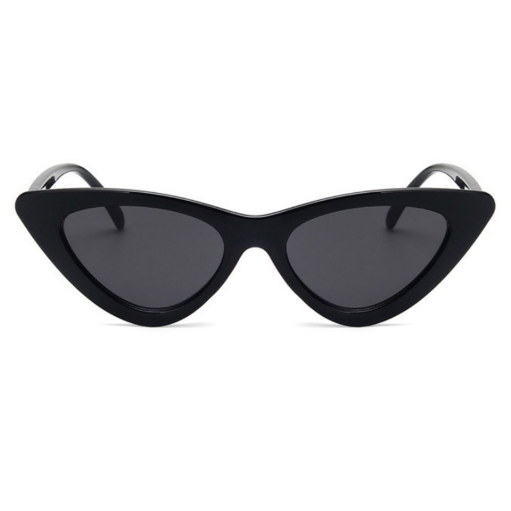 🍒3/$30 New Retro Black Cat Eye Sunglasses - Picture 3 of 8